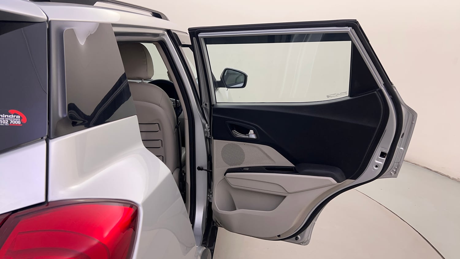 Used 2022 Mahindra XUV 300 W8 (O) 1.2 Petrol Petrol Manual interior RIGHT REAR DOOR OPEN VIEW