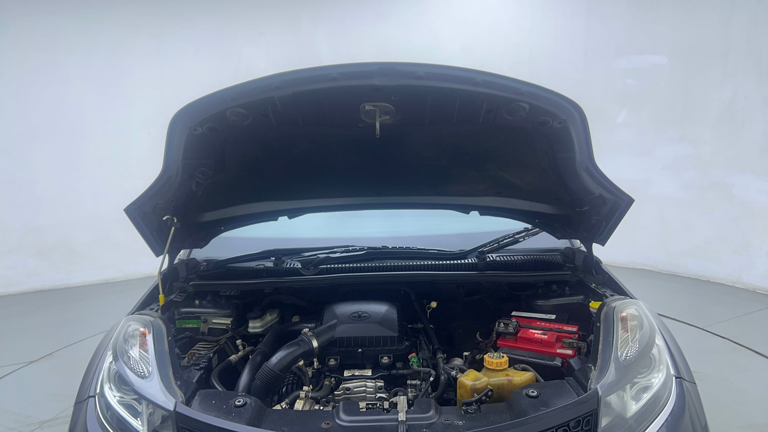 Used 2019 Tata Nexon XZA Plus Petrol Petrol Automatic engine ENGINE & BONNET OPEN FRONT VIEW