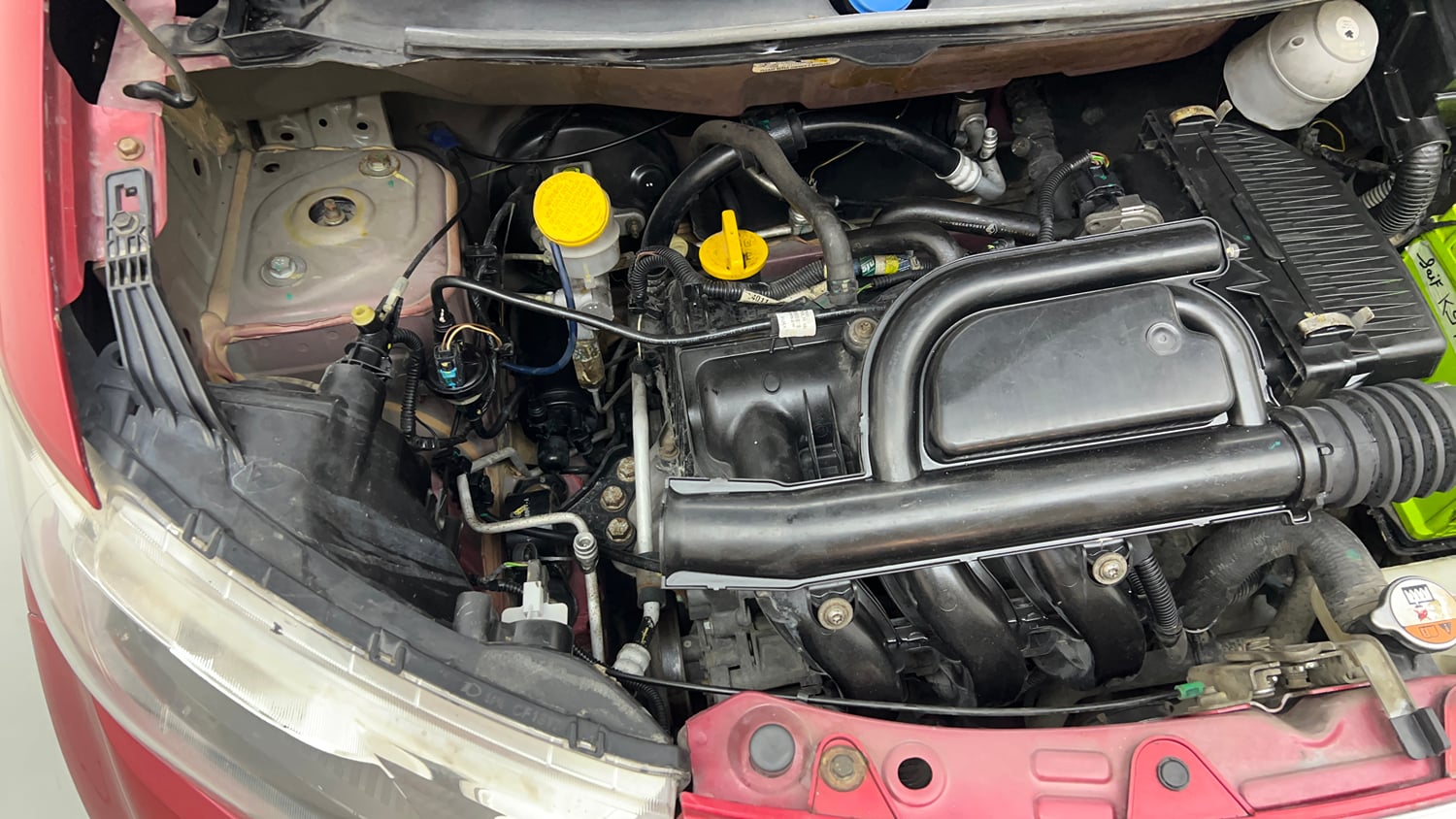 Used 2016 Datsun Redi-GO T (O) Petrol Manual engine ENGINE RIGHT SIDE VIEW