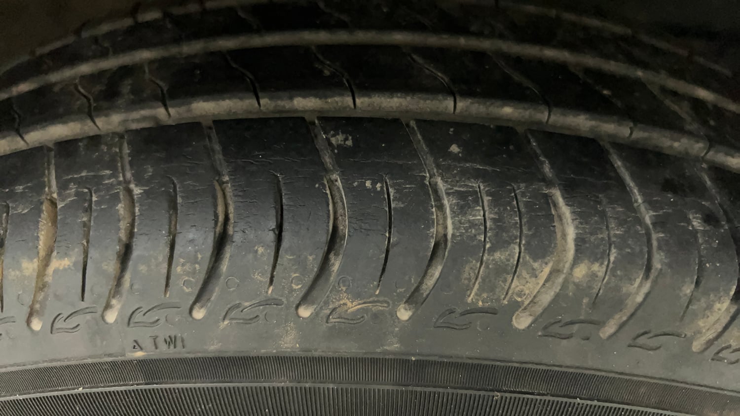 Used 2024 Maruti Suzuki Wagon R VXI 1.0 CNG Cng Manual tyres RIGHT FRONT TYRE TREAD VIEW