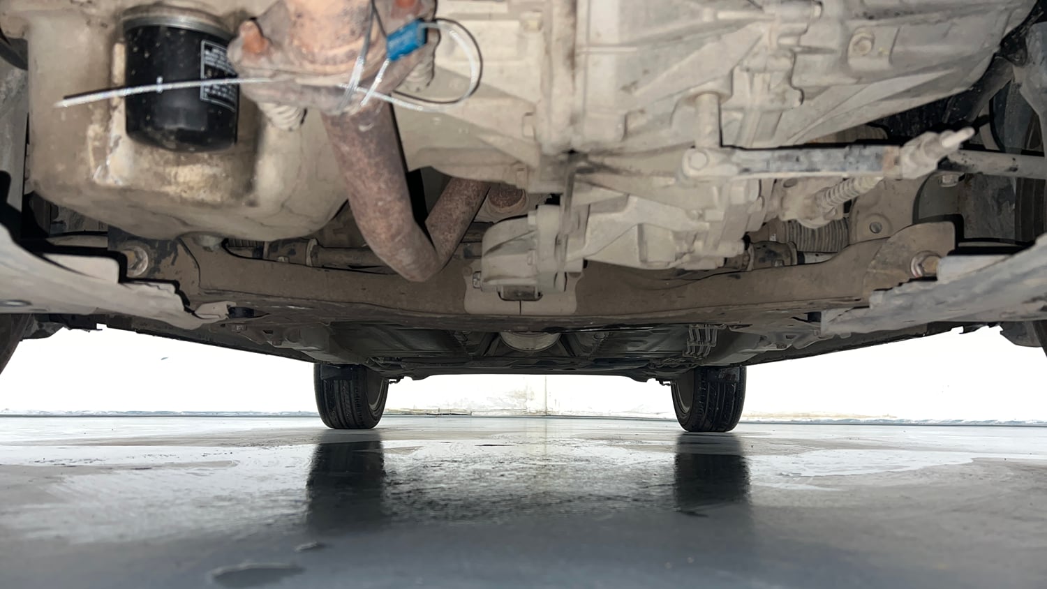 Used 2018 Maruti Suzuki Baleno Zeta 1.2 Petrol Manual extra FRONT LEFT UNDERBODY VIEW