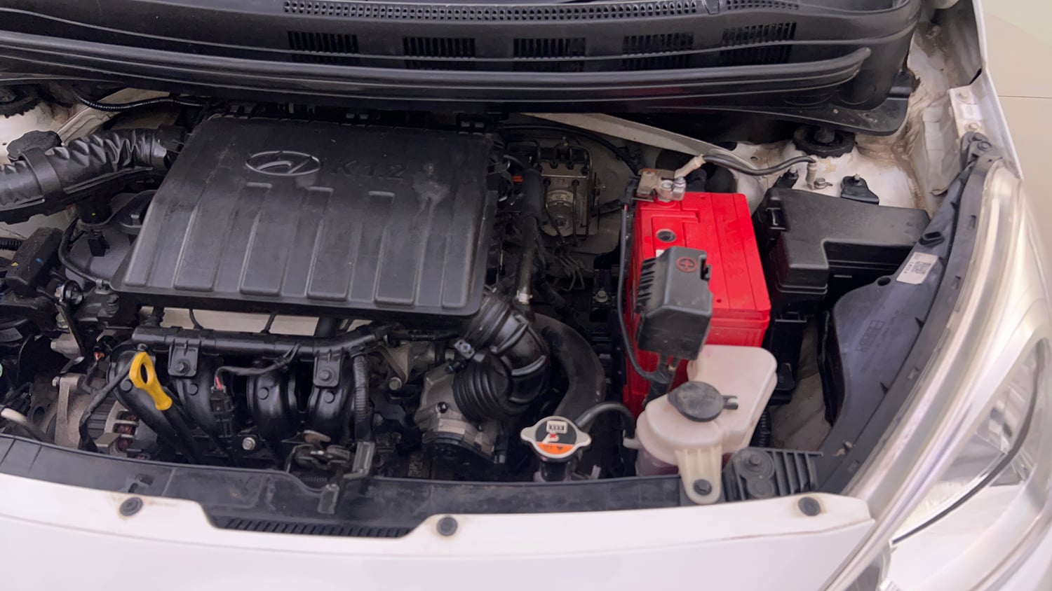 Used 2019 Hyundai Grand i10 Sportz 1.2 Kappa VTVT Petrol Manual engine ENGINE LEFT SIDE VIEW