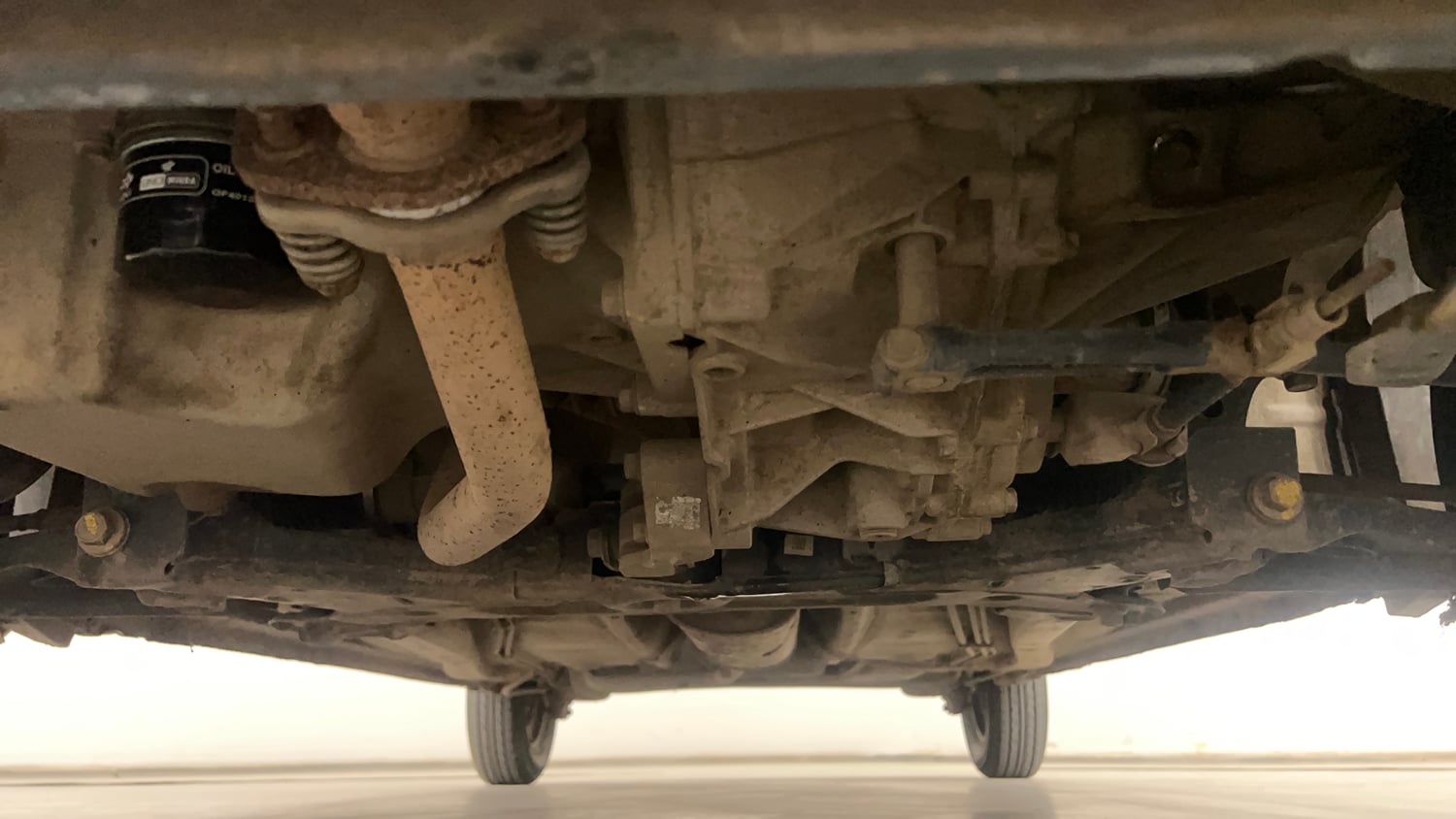 Used 2024 Maruti Suzuki Alto K10 VXi S-CNG Cng Manual extra FRONT LEFT UNDERBODY VIEW