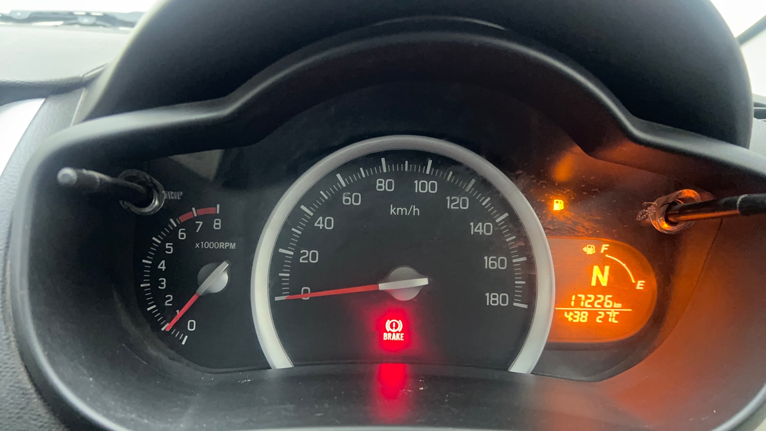 Used 2017 Maruti Suzuki Celerio ZXi AMT Petrol Automatic interior CLUSTERMETER VIEW