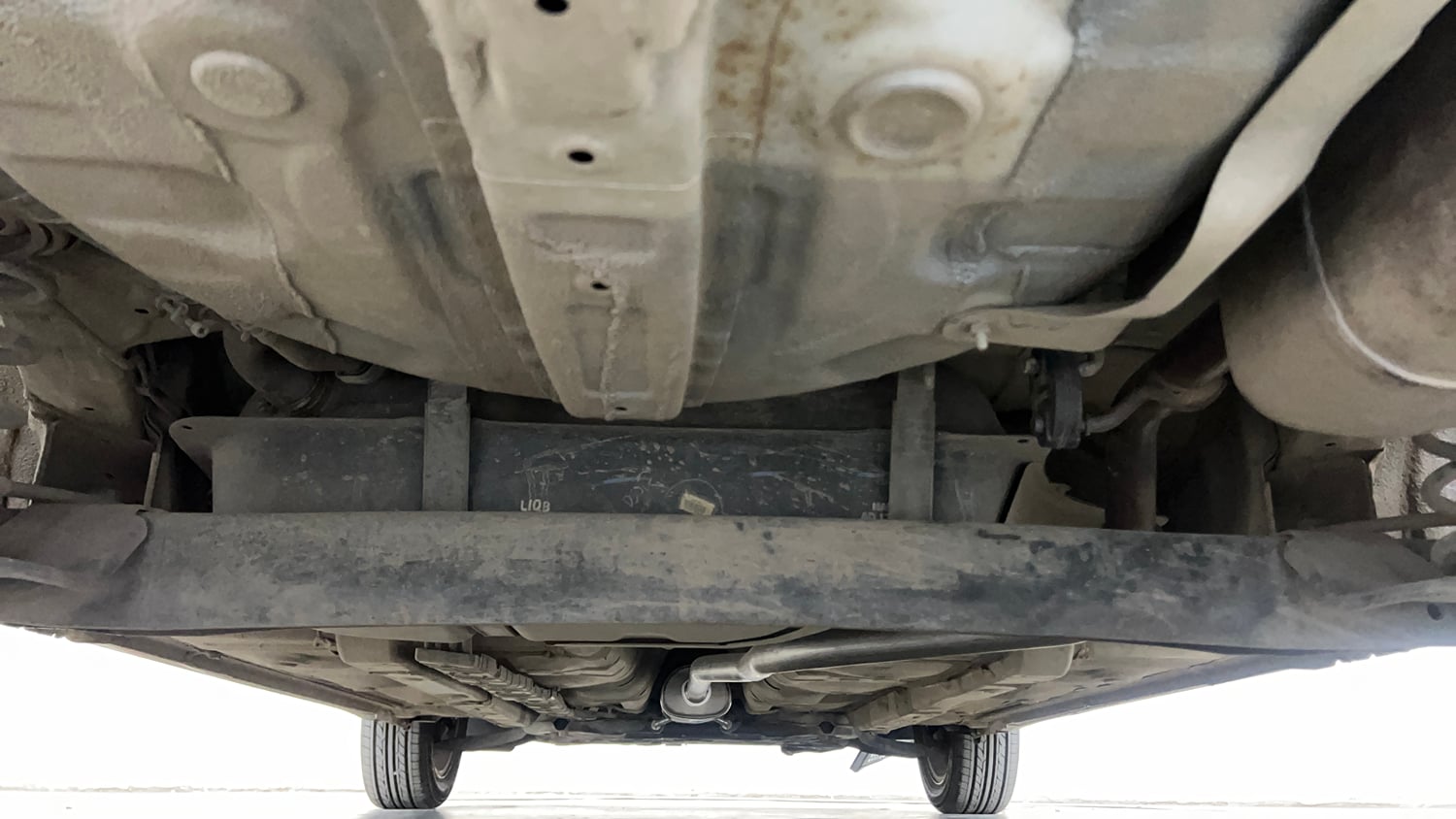 Used 2016 Hyundai Grand i10 Asta 1.2 Kappa VTVT (O) Petrol Manual extra REAR UNDERBODY VIEW (TAKEN FROM REAR)