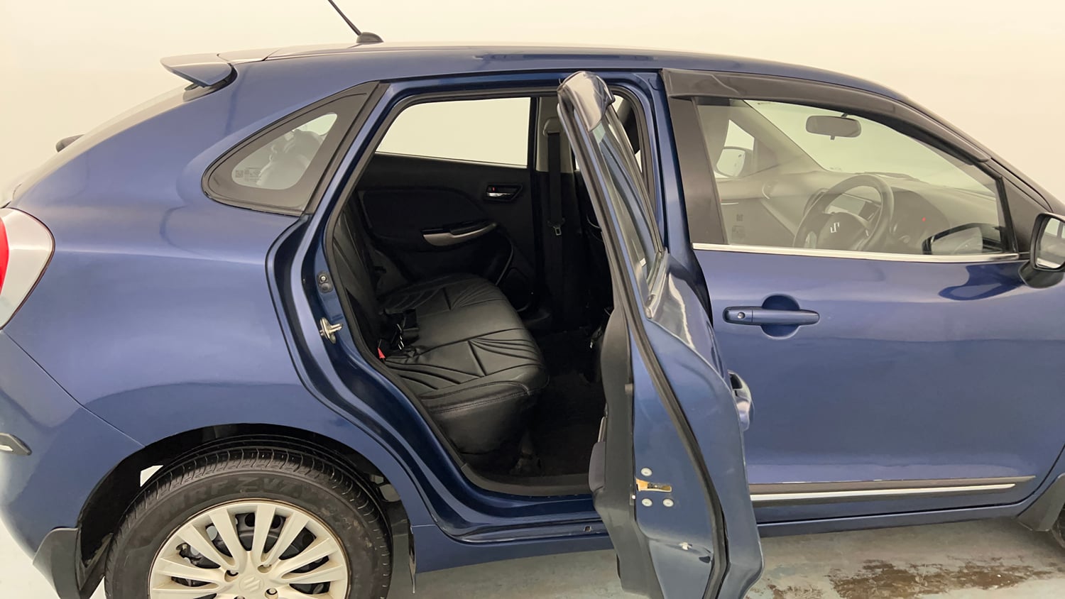 Used 2021 Maruti Suzuki Baleno Delta Petrol Manual interior RIGHT SIDE REAR DOOR CABIN VIEW