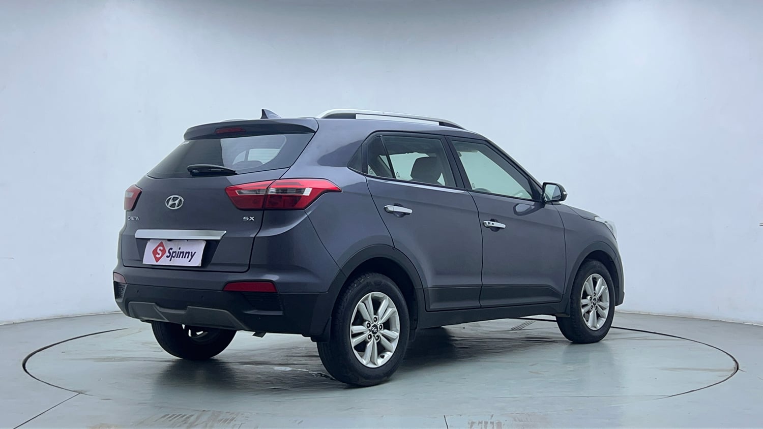 Used 2018 Hyundai Creta SX Plus 1.6  Petrol Petrol Manual exterior RIGHT REAR CORNER VIEW
