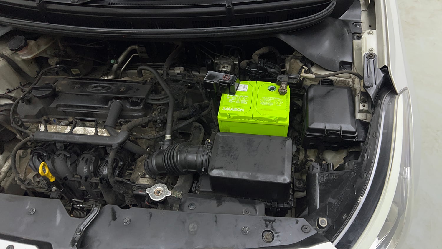 Used 2017 Hyundai Elite i20 Sportz 1.2 Petrol Manual engine ENGINE LEFT SIDE VIEW