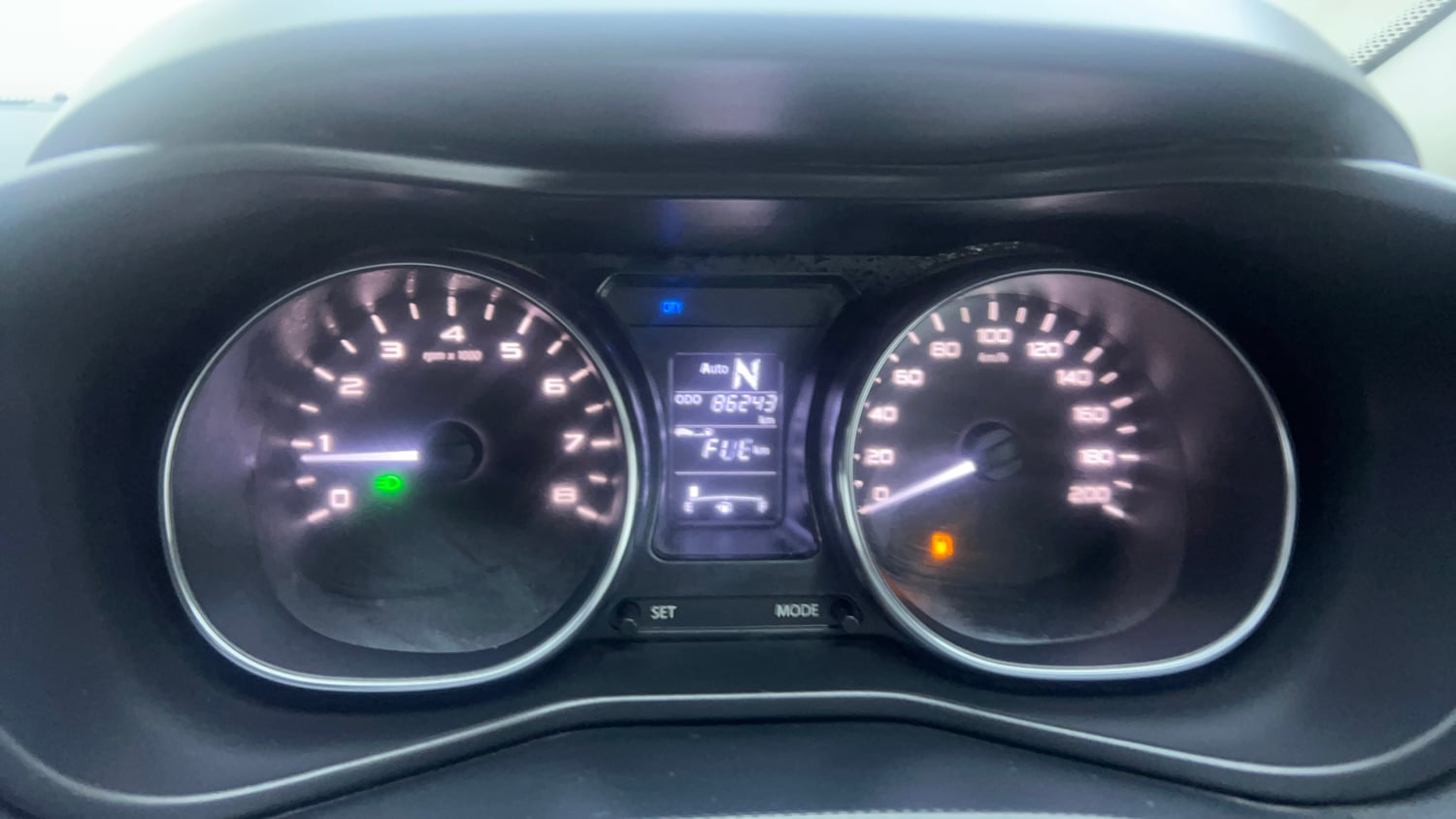 Used 2019 Tata Nexon XZA Plus Petrol Petrol Automatic interior CLUSTERMETER VIEW