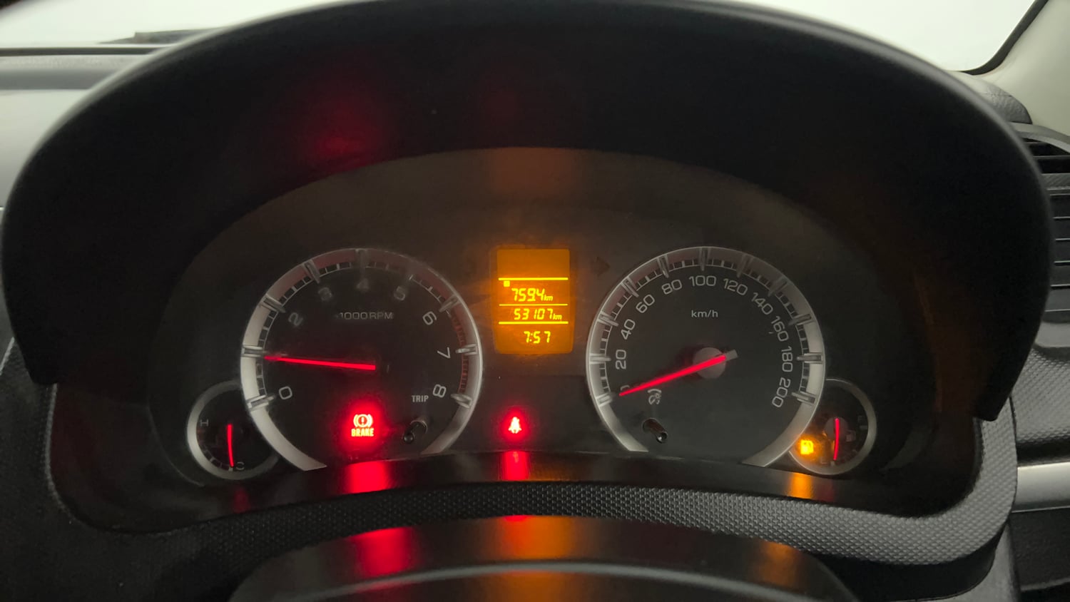 Used 2013 Maruti Suzuki Swift VXi Petrol Manual interior CLUSTERMETER VIEW