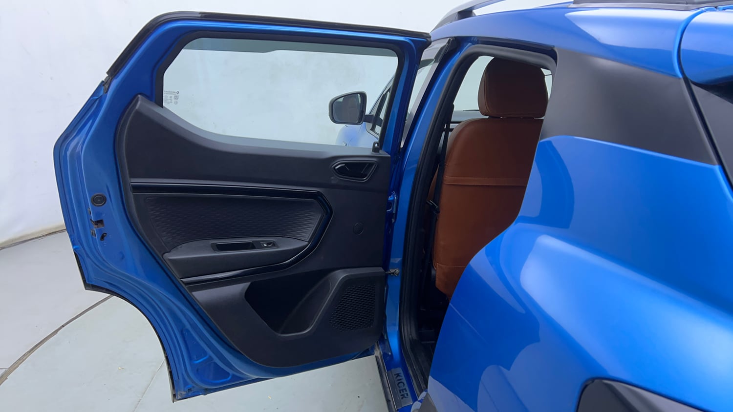Used 2022 Renault Kiger RXZ Turbo CVT Petrol Automatic interior LEFT REAR DOOR OPEN VIEW