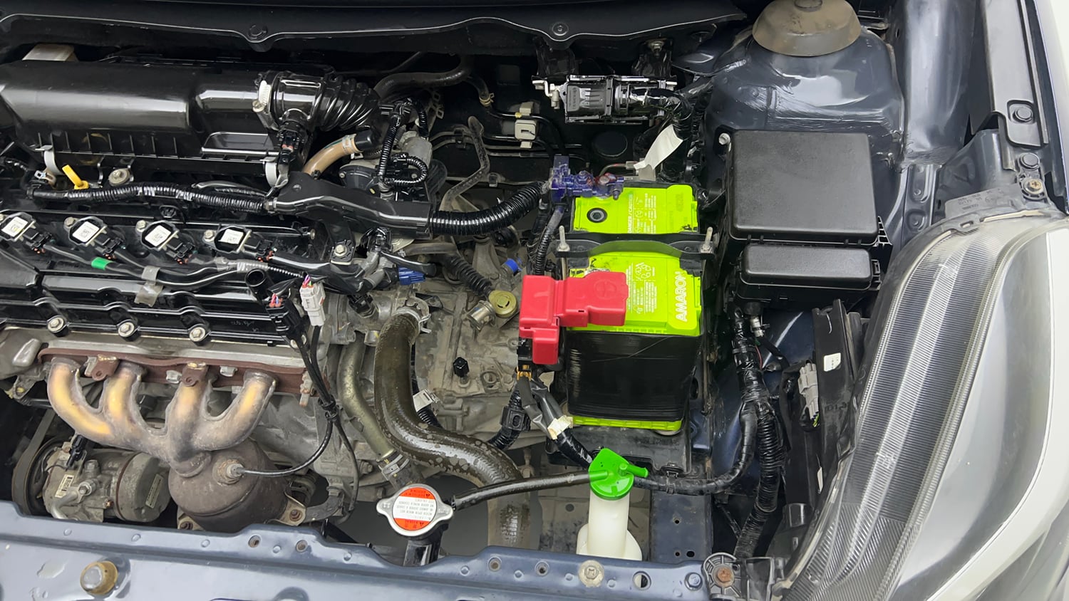 Used 2019 Toyota Glanza G Petrol Manual engine ENGINE LEFT SIDE VIEW