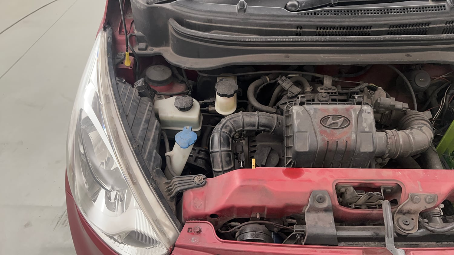 Used 2015 Hyundai Eon Magna + Petrol Manual engine ENGINE RIGHT SIDE VIEW