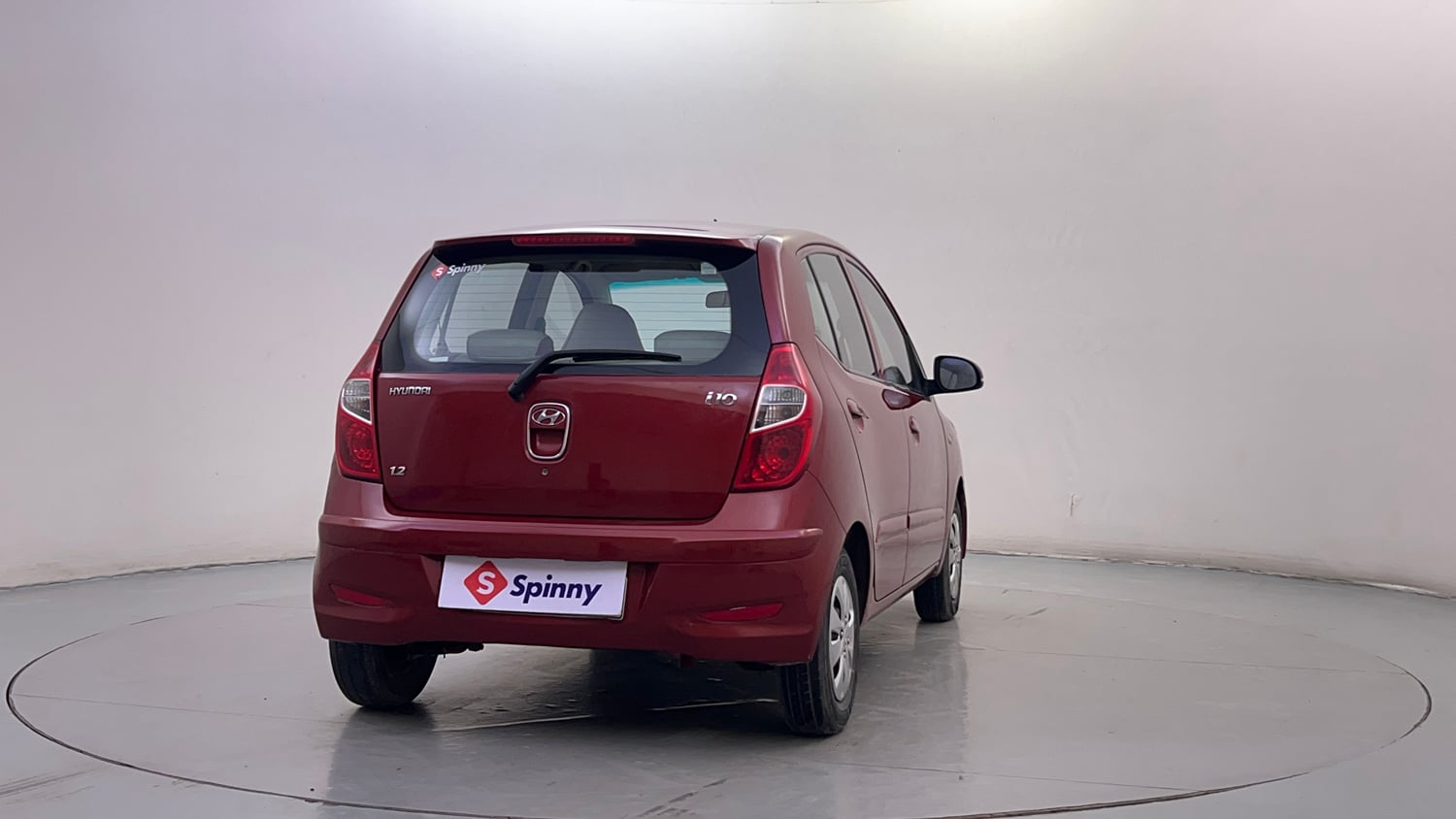 Used 2012 Hyundai i10 Sportz 1.2 Kappa2 Petrol Manual exterior RIGHT REAR CORNER VIEW