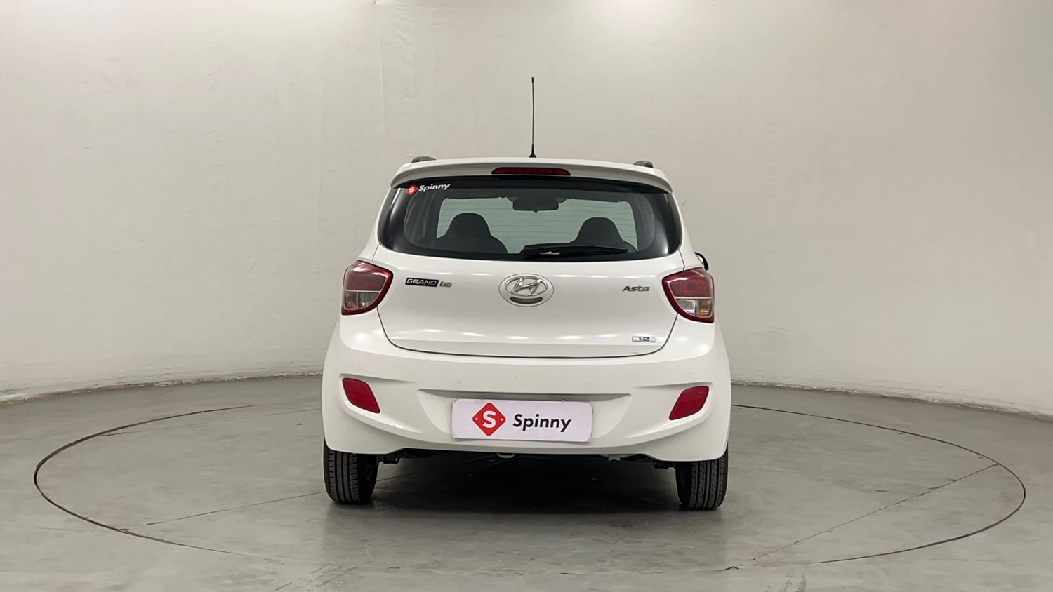 Used 2016 Hyundai Grand i10 Asta 1.2 Kappa VTVT (O) Petrol Manual exterior BACK VIEW