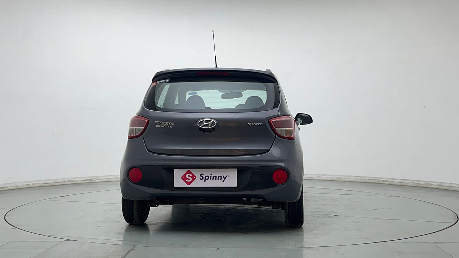 Used 2018 Hyundai Grand i10 Sportz 1.2 Kappa VTVT Petrol Manual exterior BACK VIEW