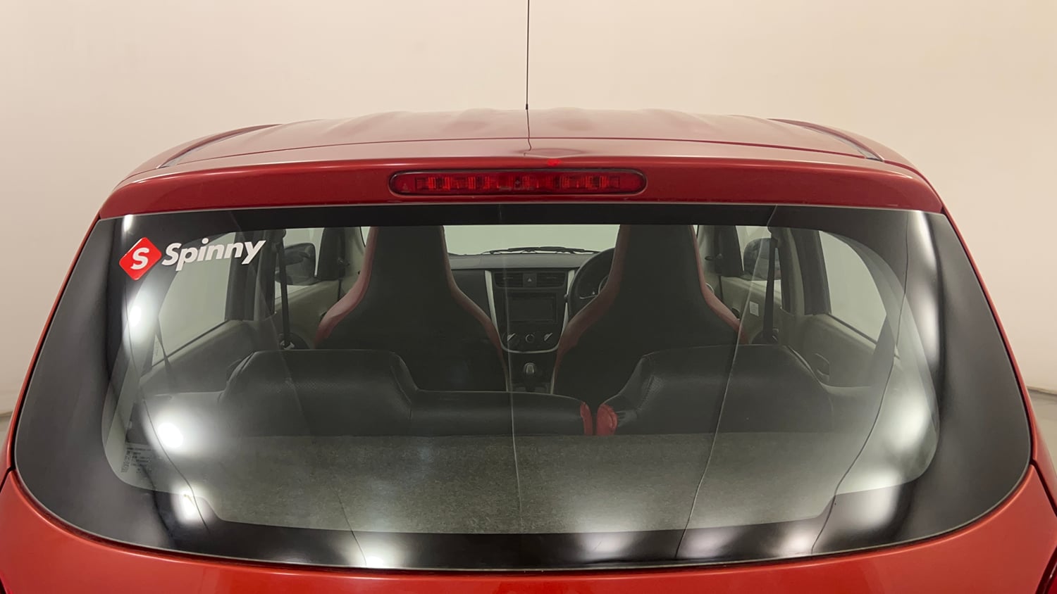 Used 2014 Maruti Suzuki Celerio VXi AMT Petrol Automatic exterior BACK WINDSHIELD VIEW