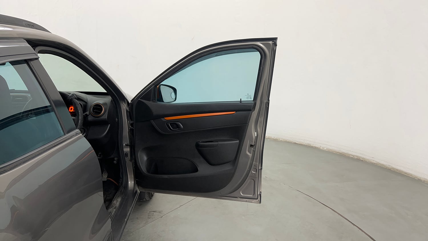 Used 2017 Renault Kwid CLIMBER 1.0 Petrol Manual interior RIGHT FRONT DOOR OPEN VIEW