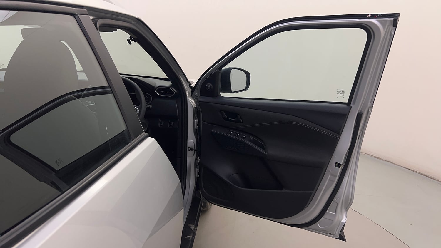 Used 2025 Nissan Magnite Visia B4D 1.0 Petrol AMT Petrol Automatic interior RIGHT FRONT DOOR OPEN VIEW