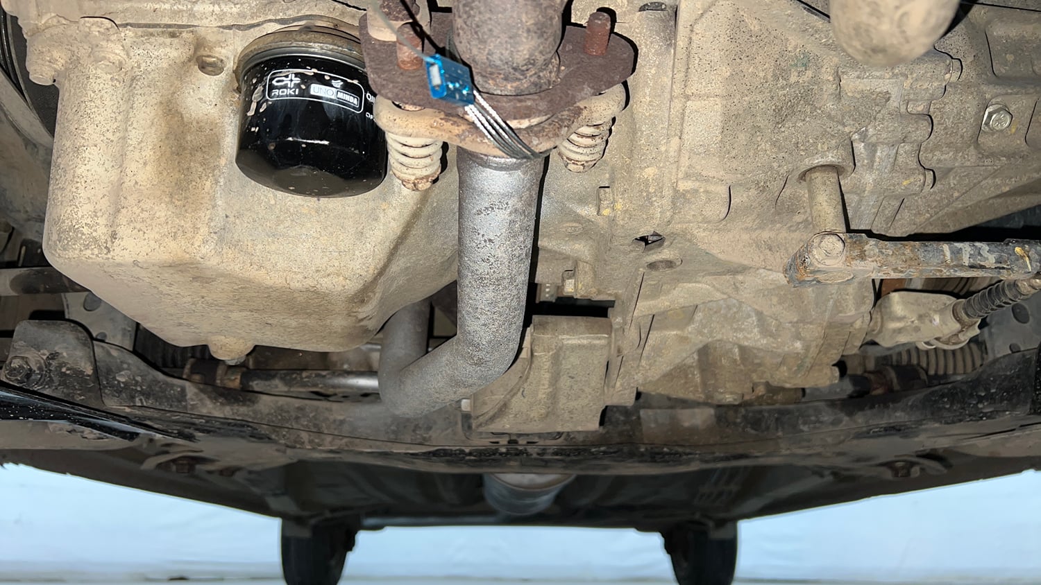 Used 2020 Maruti Suzuki Wagon R LXi (O) 1.0 CNG Cng Manual extra FRONT LEFT UNDERBODY VIEW