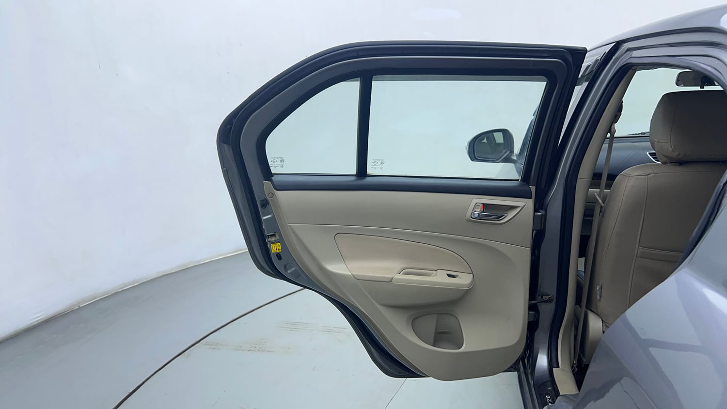 Used 2015 Maruti Suzuki Swift Dzire ZXI Petrol Manual interior LEFT REAR DOOR OPEN VIEW