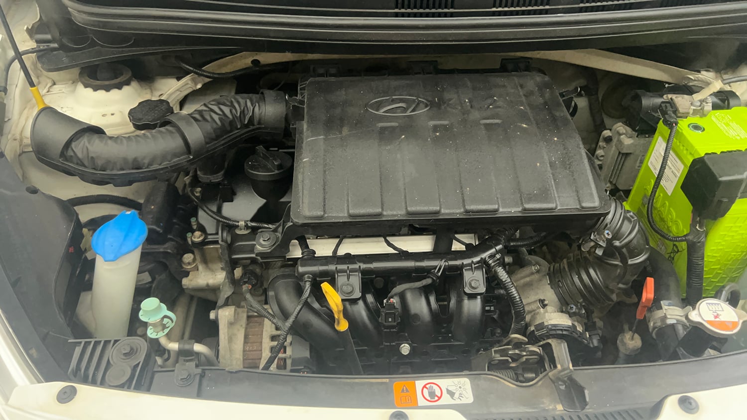 Used 2017 Hyundai Grand i10 Magna AT 1.2 Kappa VTVT Petrol Automatic engine ENGINE RIGHT SIDE VIEW