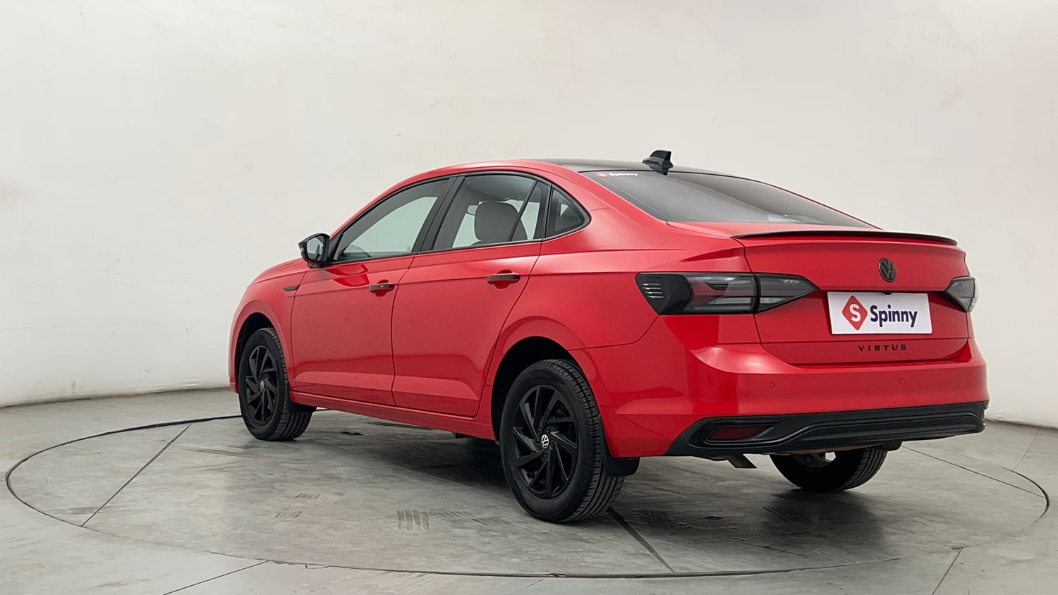 Used 2025 Volkswagen Virtus GT Line 1.0 TSI AT Petrol Automatic exterior LEFT REAR CORNER VIEW