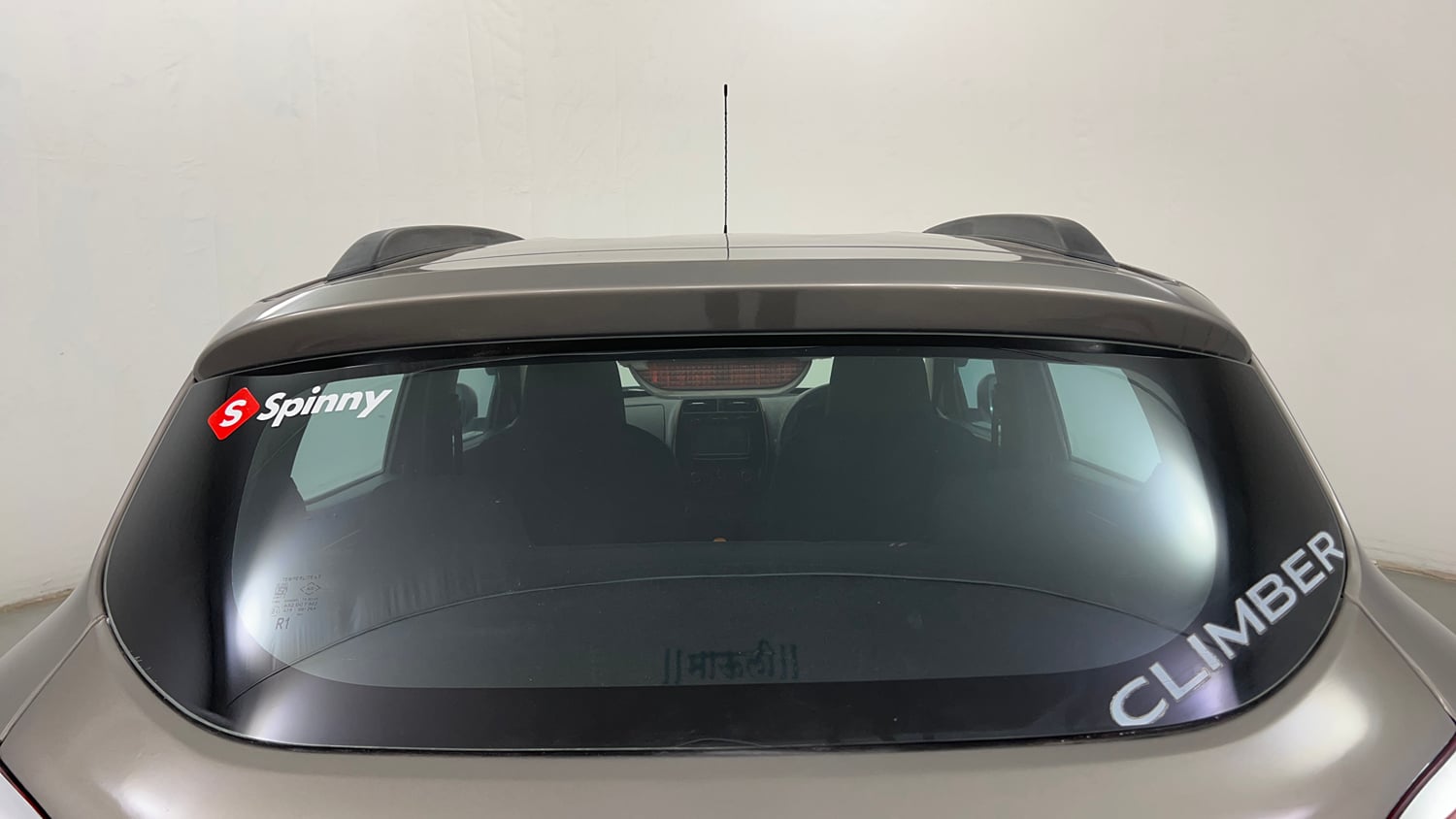 Used 2017 Renault Kwid CLIMBER 1.0 Petrol Manual exterior BACK WINDSHIELD VIEW
