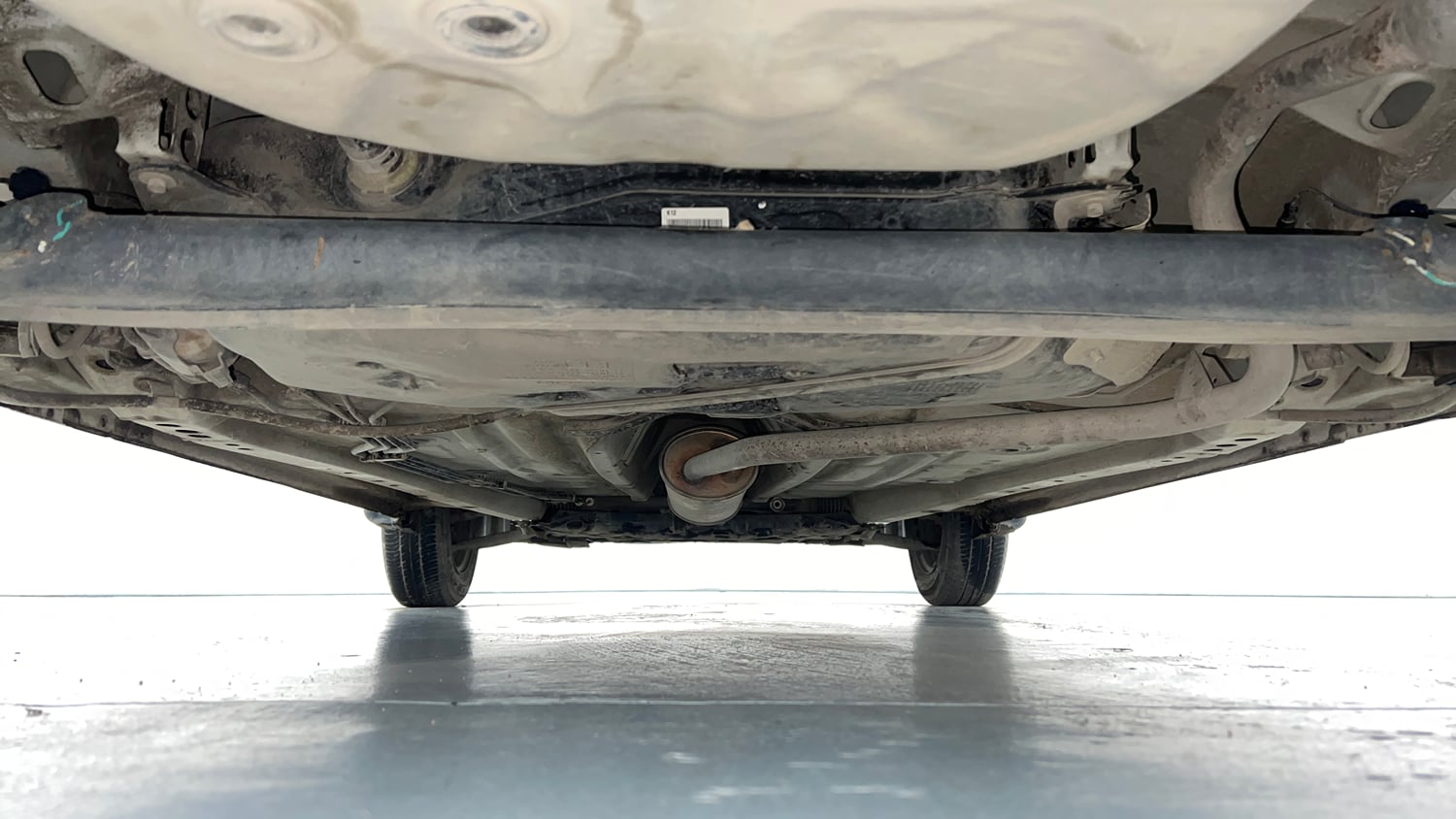 Used 2021 Maruti Suzuki Wagon R ZXi 1.2 Petrol Manual extra REAR UNDERBODY VIEW (TAKEN FROM REAR)