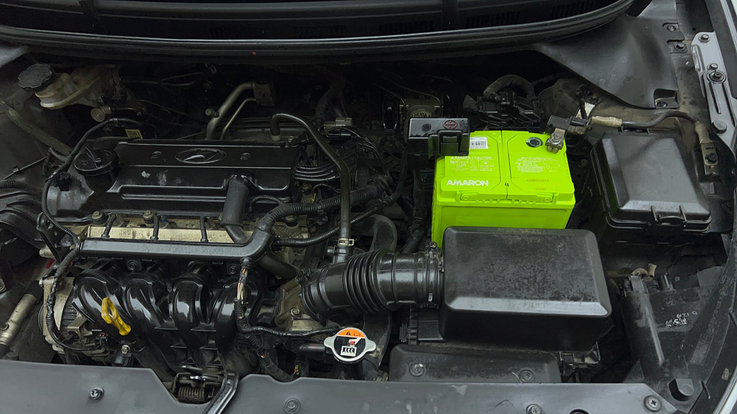 Used 2016 Hyundai Elite i20 Sportz 1.2 Petrol Manual engine ENGINE LEFT SIDE VIEW