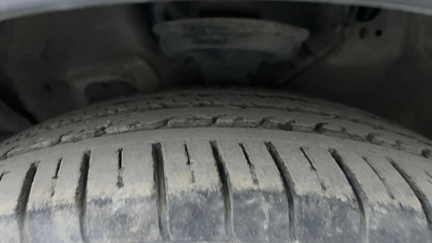 Used 2019 Hyundai Creta SX 1.6 AT Petrol Petrol Automatic tyres LEFT FRONT TYRE TREAD VIEW