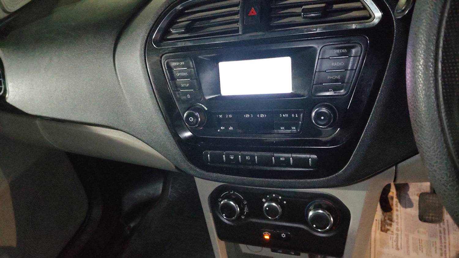 Used 2018 Tata Tiago Revotorq XZ Diesel Manual interior MUSIC SYSTEM & AC CONTROL VIEW