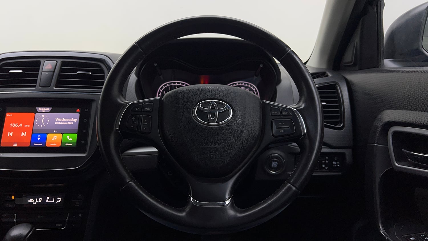 Used 2020 Toyota Urban Cruiser Premium Grade AT Dual Tone Petrol Automatic interior STEERING VIEW