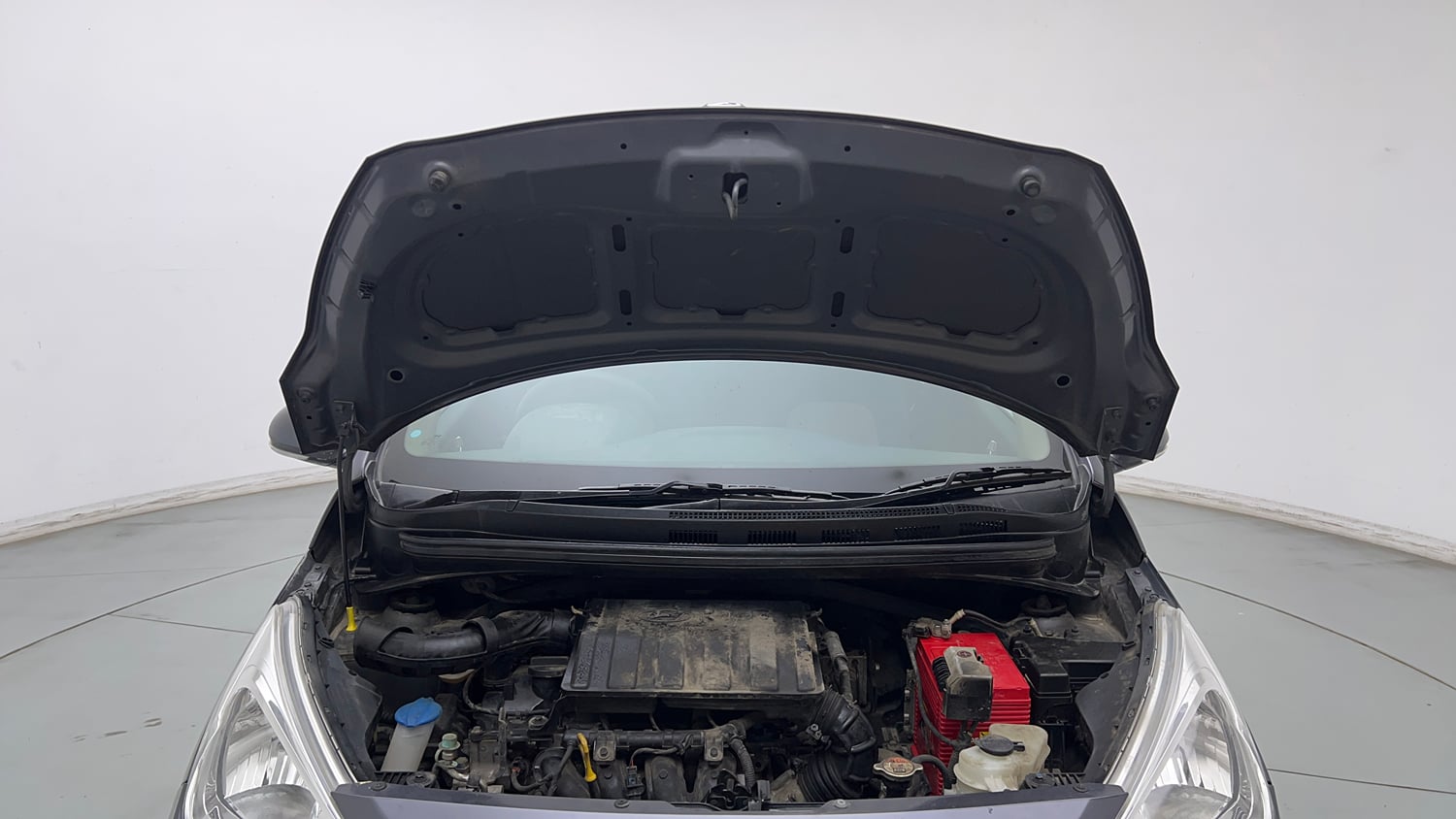 Used 2018 Hyundai Grand i10 Sportz 1.2 Kappa VTVT Petrol Manual engine ENGINE & BONNET OPEN FRONT VIEW