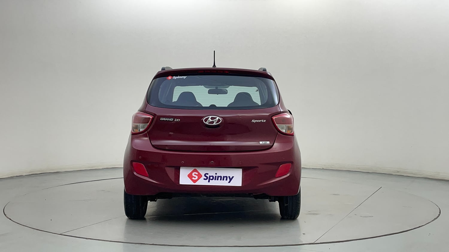 Used 2016 Hyundai Grand i10 Sportz 1.2 Kappa VTVT Petrol Manual exterior BACK VIEW