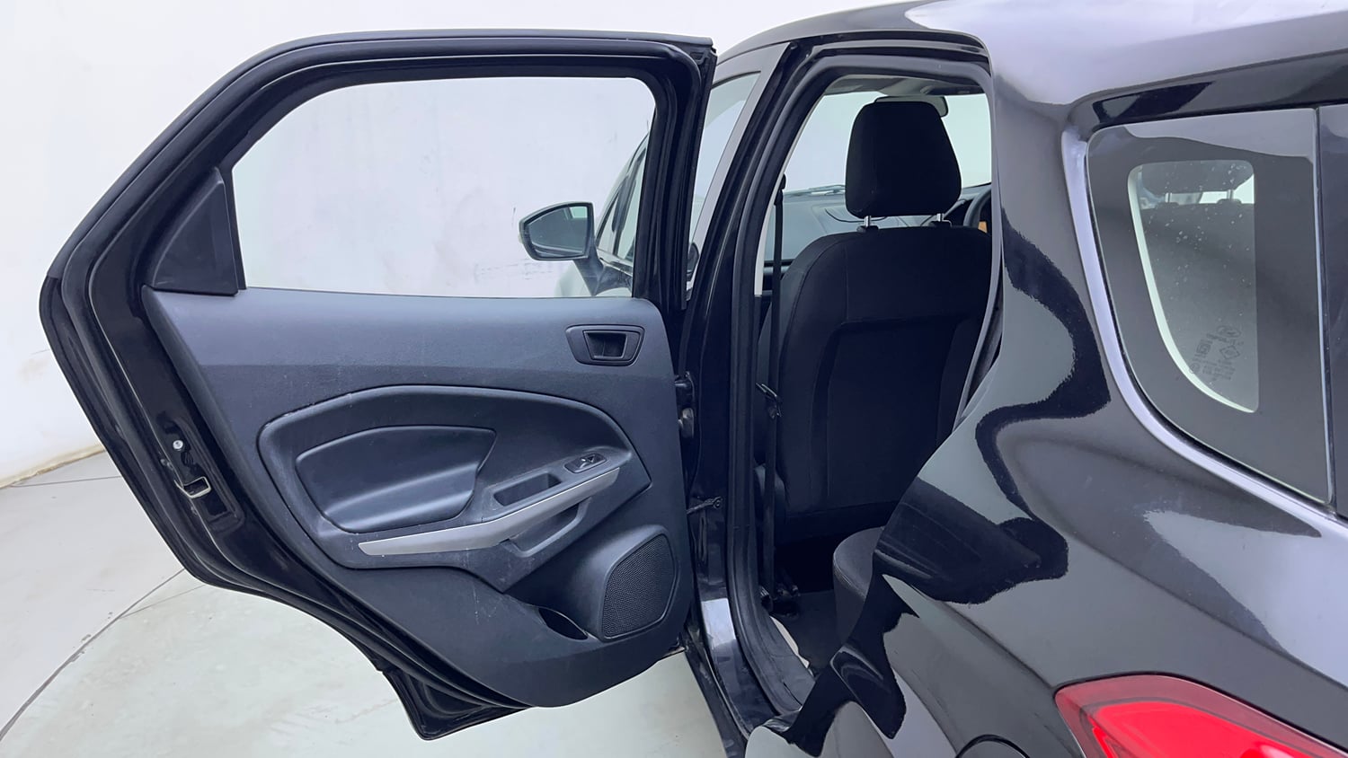Used 2018 Ford EcoSport Ambiente 1.5L Ti-VCT Petrol Manual interior LEFT REAR DOOR OPEN VIEW