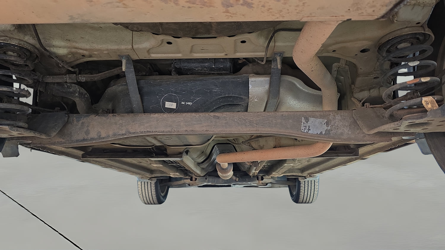 Used 2020 Kia Seltos HTX IVT 1.5 Petrol Automatic extra REAR UNDERBODY VIEW (TAKEN FROM REAR)