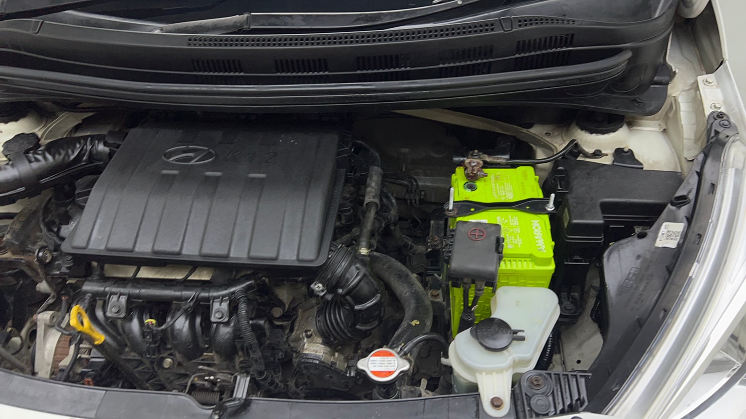 Used 2016 Hyundai Grand i10 Sportz 1.2 Kappa VTVT Petrol Manual engine ENGINE LEFT SIDE VIEW