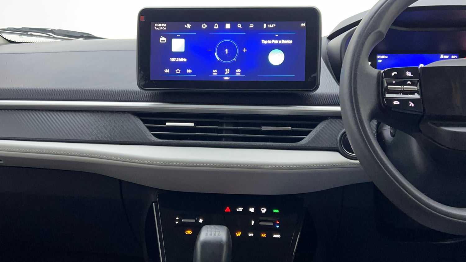 Used 2024 Tata Nexon Creative Plus 1.2 iCNG Cng Manual interior MUSIC SYSTEM & AC CONTROL VIEW
