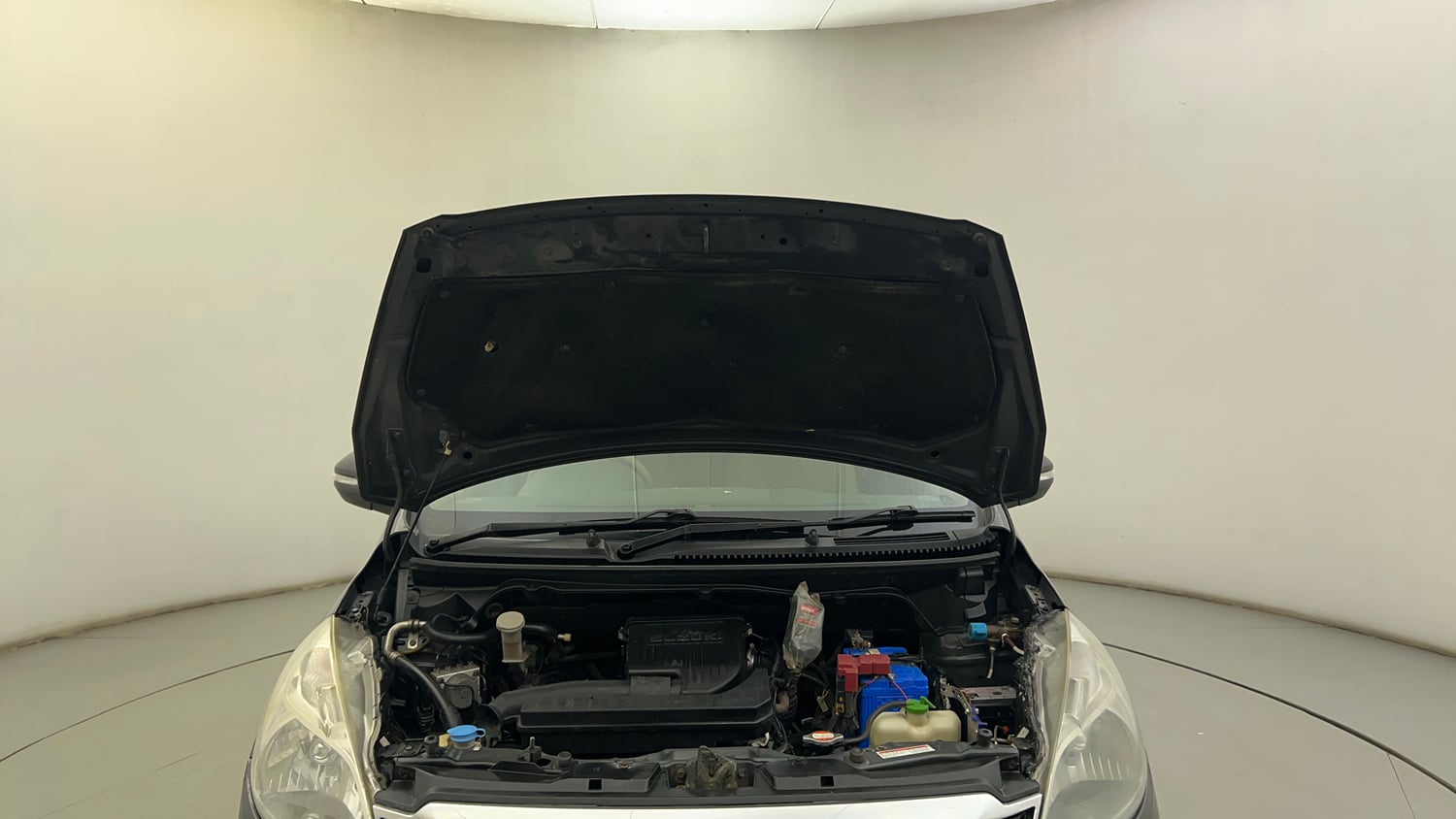 Used 2015 Maruti Suzuki Ertiga VXI CNG (Outside Fitted) Cng Manual engine ENGINE & BONNET OPEN FRONT VIEW