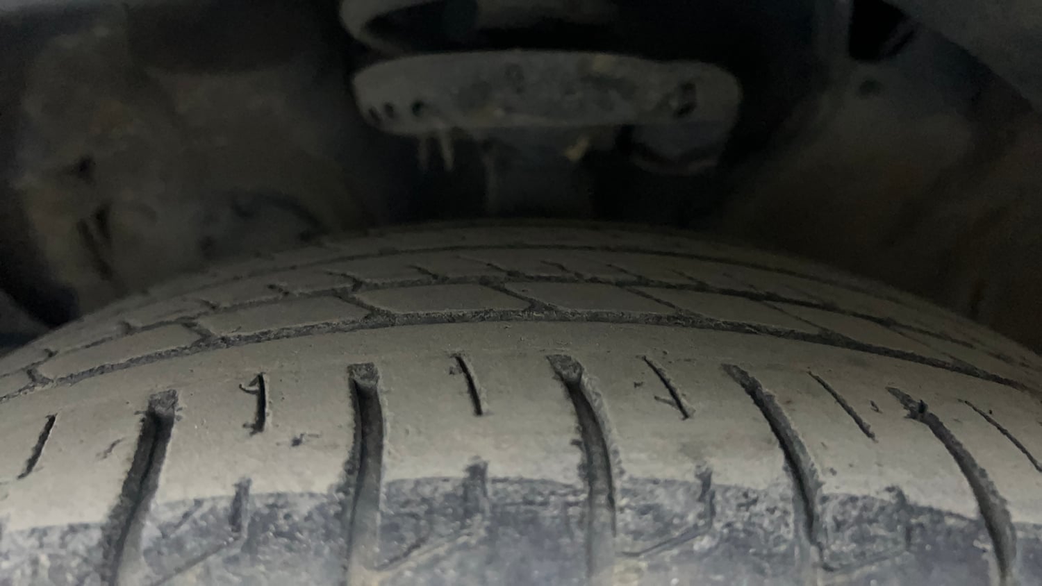 Used 2021 Kia Seltos GTX Plus 1.4 Petrol Manual tyres LEFT FRONT TYRE TREAD VIEW