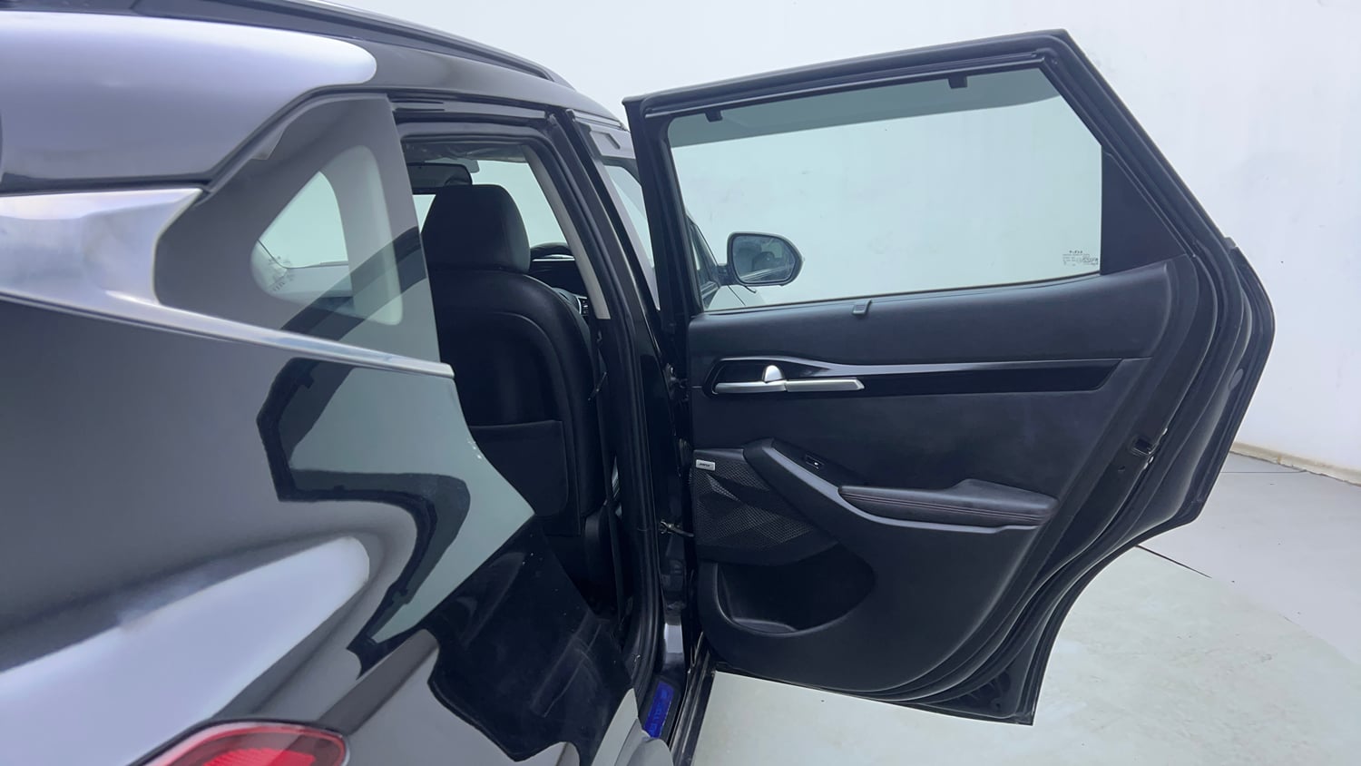 Used 2021 Kia Seltos GTX Plus 1.4 Petrol Manual interior RIGHT REAR DOOR OPEN VIEW