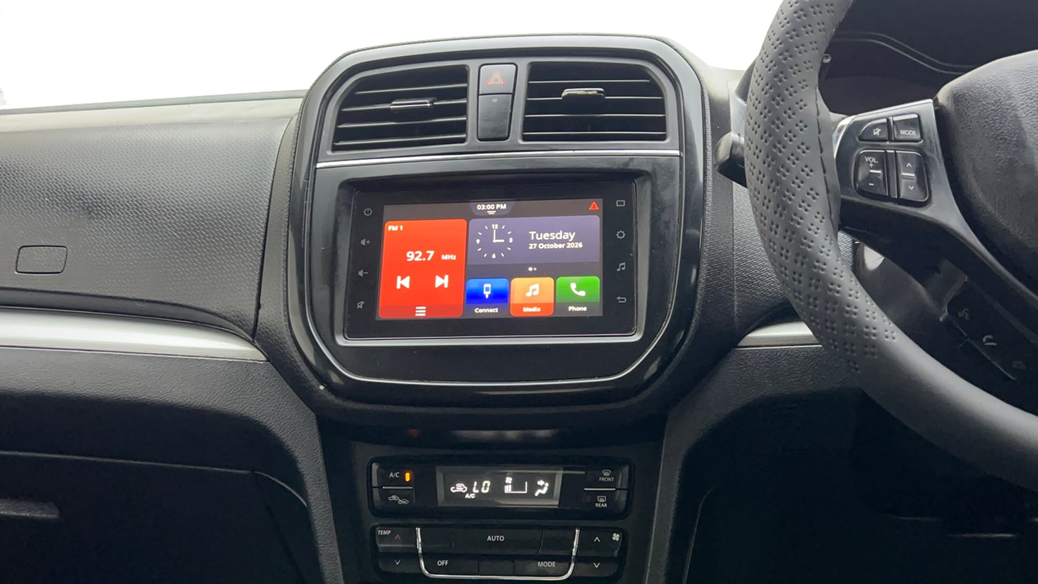 Used 2022 maruti-suzuki Vitara Brezza ZXi Petrol Manual interior MUSIC SYSTEM & AC CONTROL VIEW