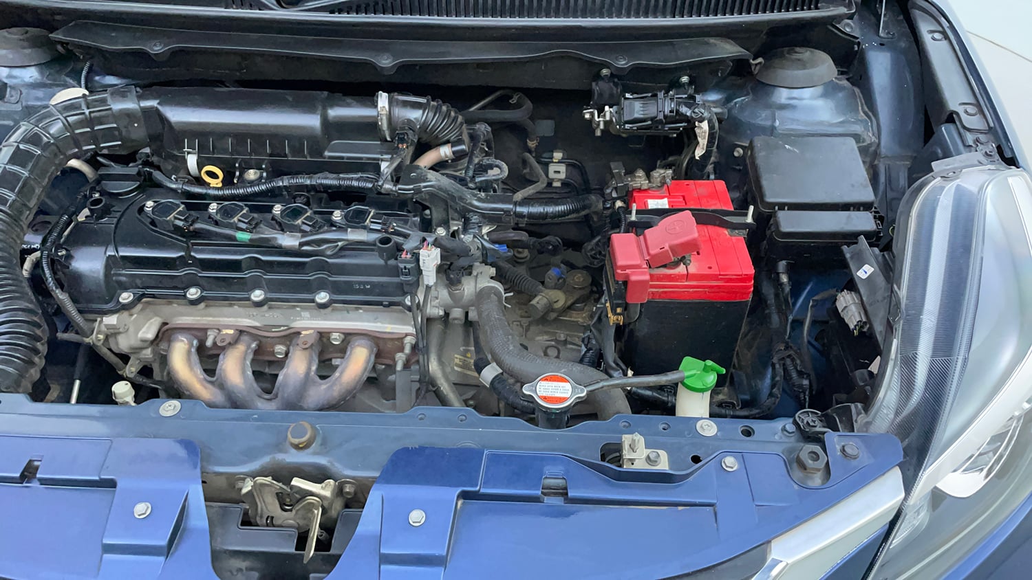 Used 2019 Maruti Suzuki Baleno Delta Petrol Manual engine ENGINE LEFT SIDE VIEW