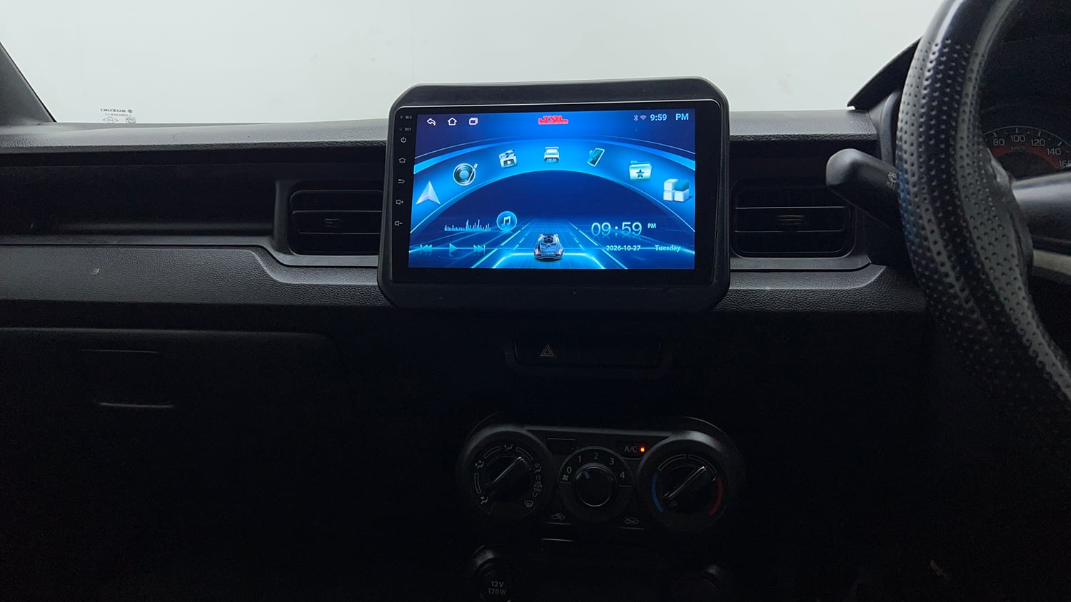 Used 2022 Maruti Suzuki Ignis Sigma 1.2 MT Petrol Manual interior MUSIC SYSTEM & AC CONTROL VIEW
