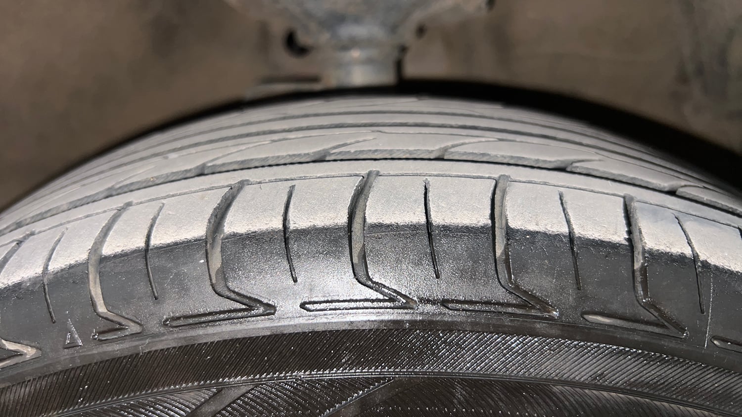 Used 2015 Maruti Suzuki Celerio VXi Petrol Manual tyres RIGHT FRONT TYRE TREAD VIEW