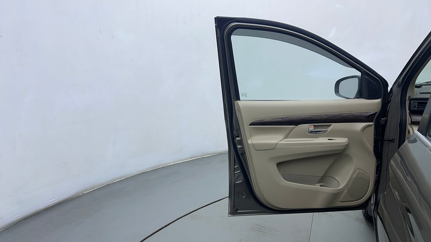 Used 2021 Maruti Suzuki New Ertiga ZXi AT Petrol Automatic interior LEFT FRONT DOOR OPEN VIEW