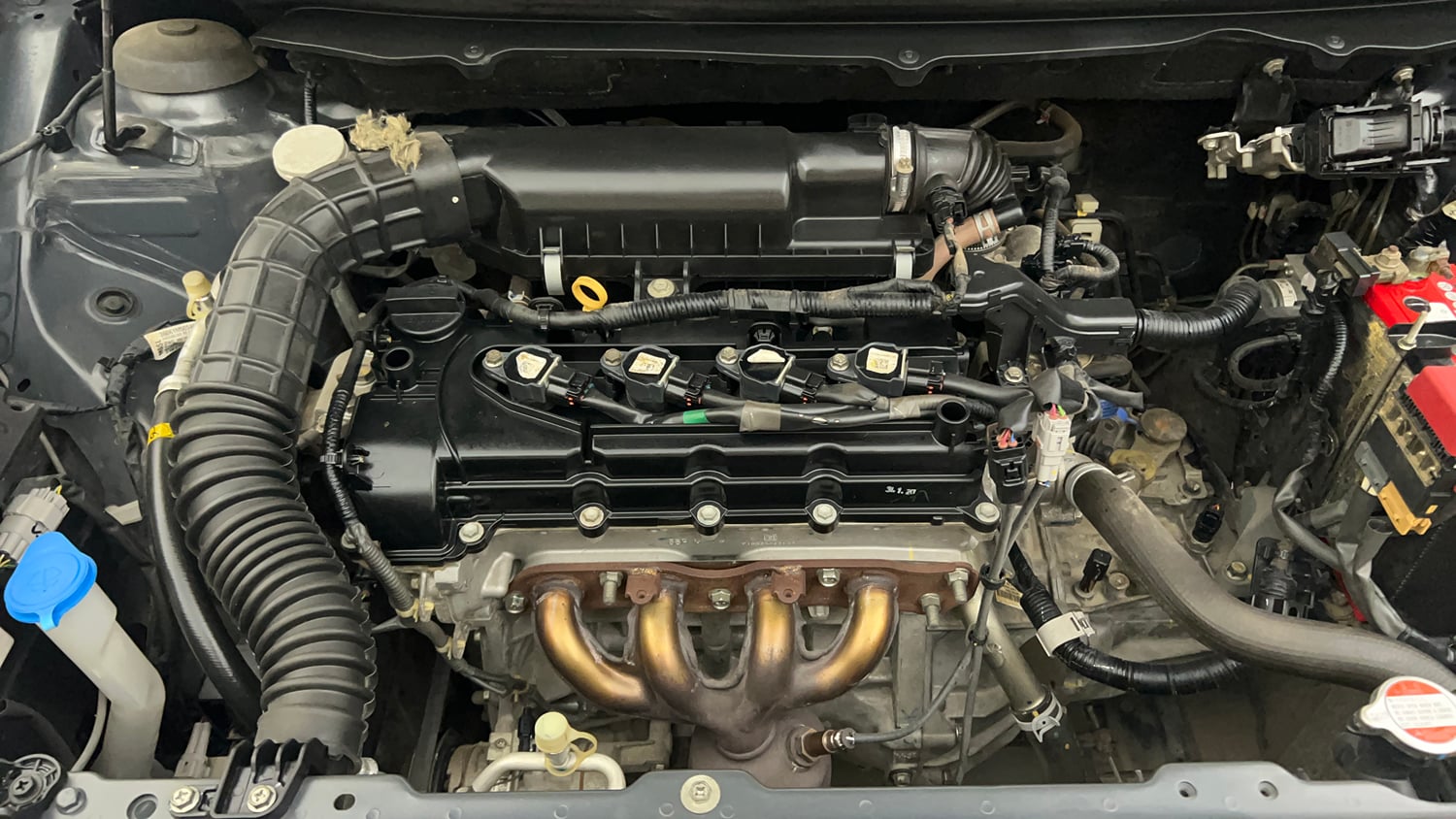 Used 2020 Maruti Suzuki Baleno Delta Petrol Manual engine ENGINE RIGHT SIDE VIEW