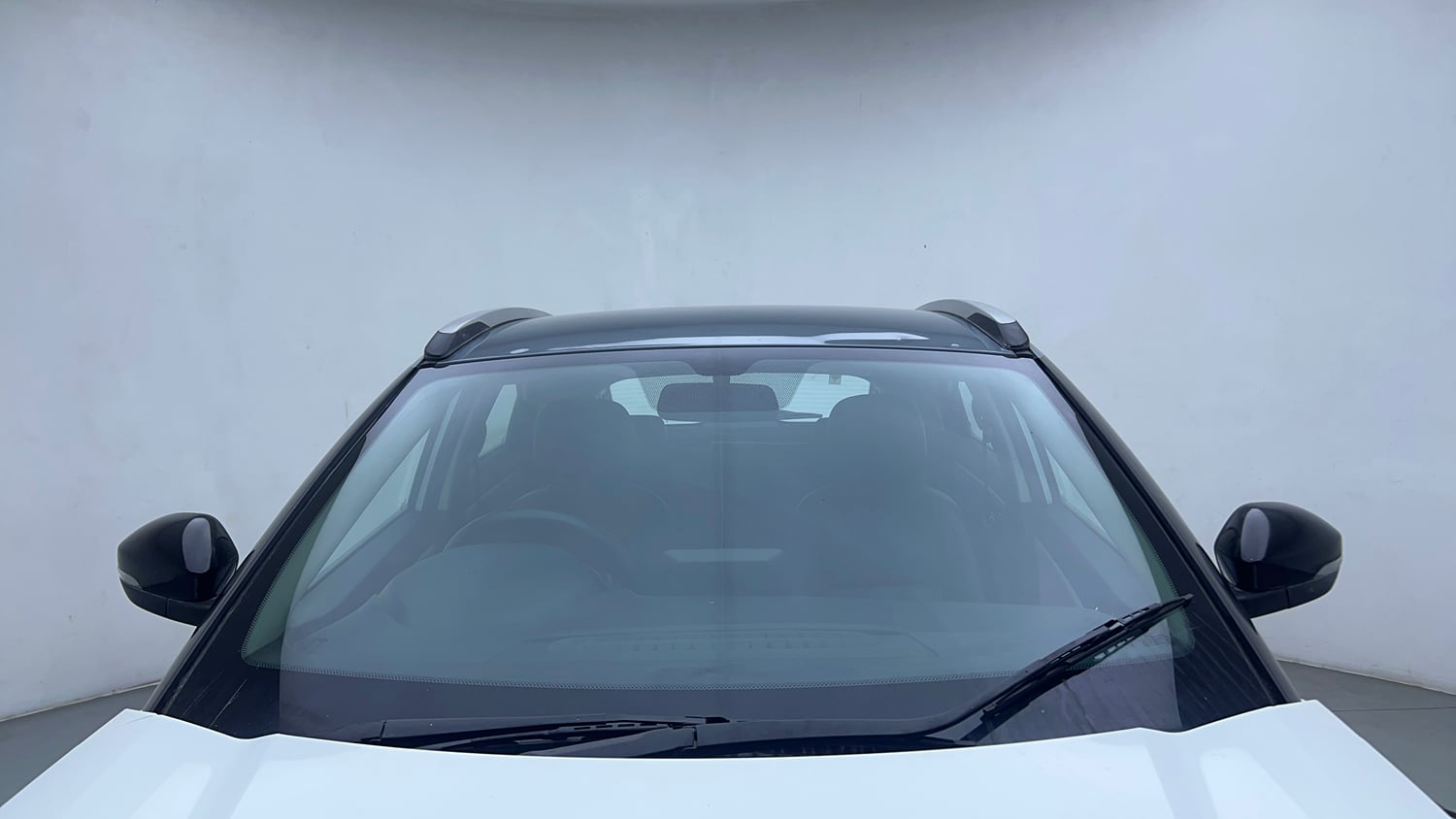 Used 2021 Tata Nexon XZA Plus Dual Tone Petrol Automatic exterior FRONT WINDSHIELD VIEW