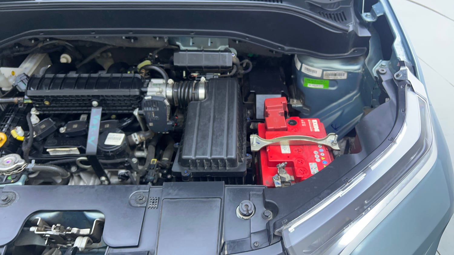 Used 2023 Tata Punch Accomplished AMT Petrol Automatic engine ENGINE LEFT SIDE VIEW